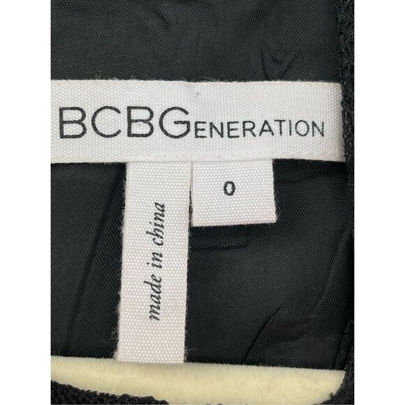 D1 BCBGeneration Black Lace‎ Midi Dress Size Small - Picture 3 of 6